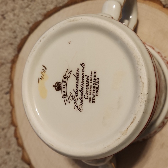 Vintage Sadler Edwardian Entertainment Carousel Design Teapot - Picture 6 of 8